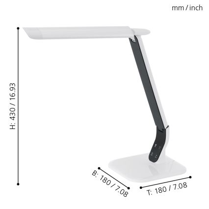 Eglo - LED Lampa za prigušivanje LED/6W/230V