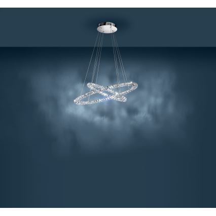Eglo - LED luster na sajli LED/56,1W/230V