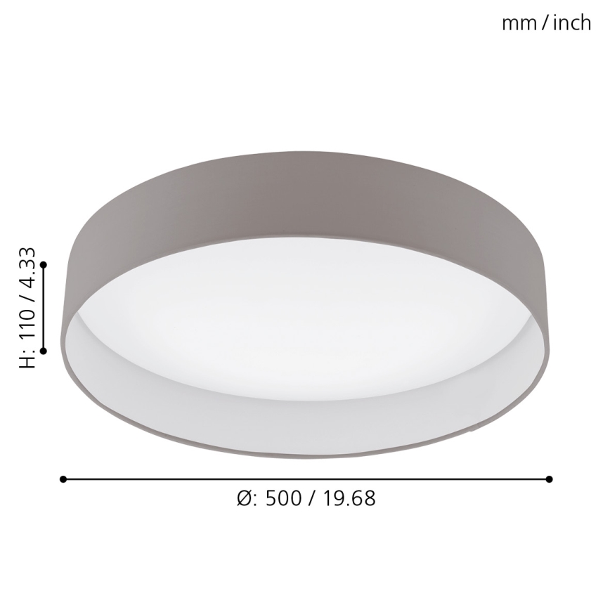 Eglo - LED Plafonjera LED/24W/230V