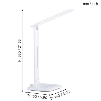 Eglo -  Stona lampa LED/2.9W/230V