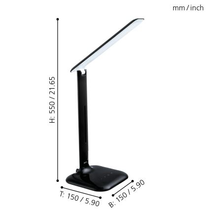 Eglo 93966 -  Stona lampa CAUPO LED/2.9W/230V