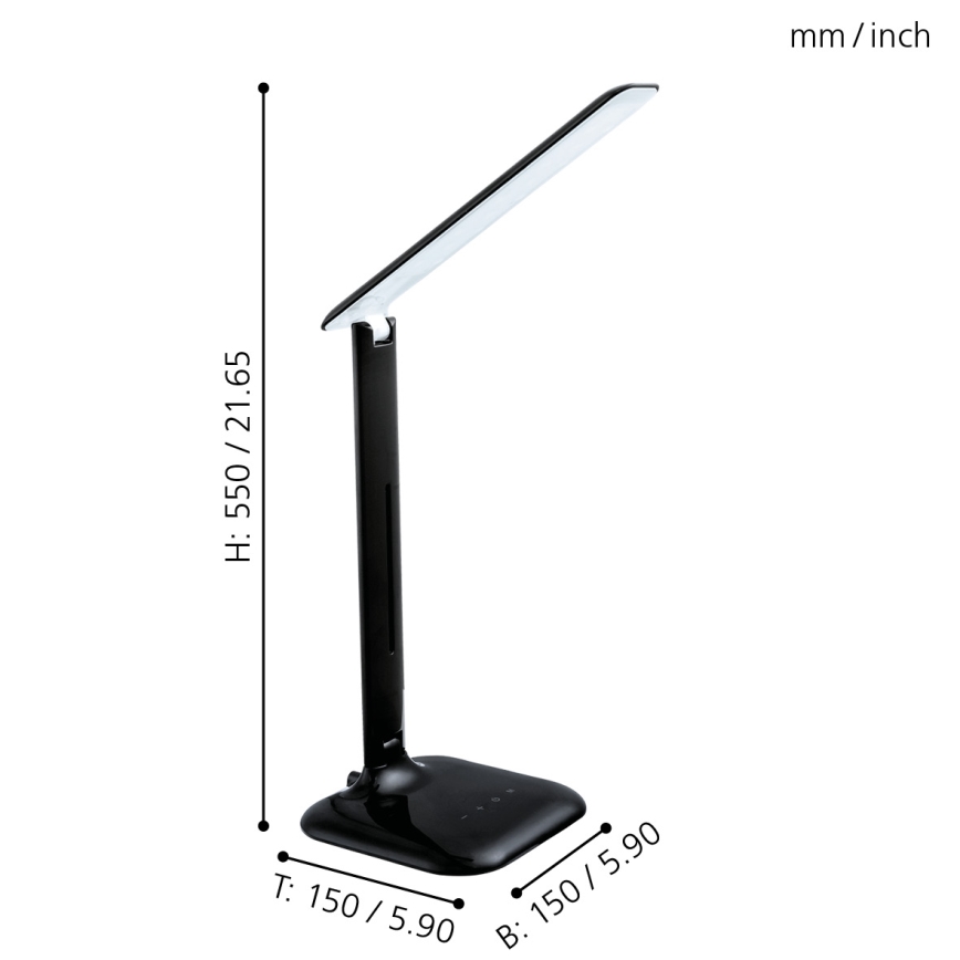 Eglo 93966 -  Stona lampa CAUPO LED/2.9W/230V