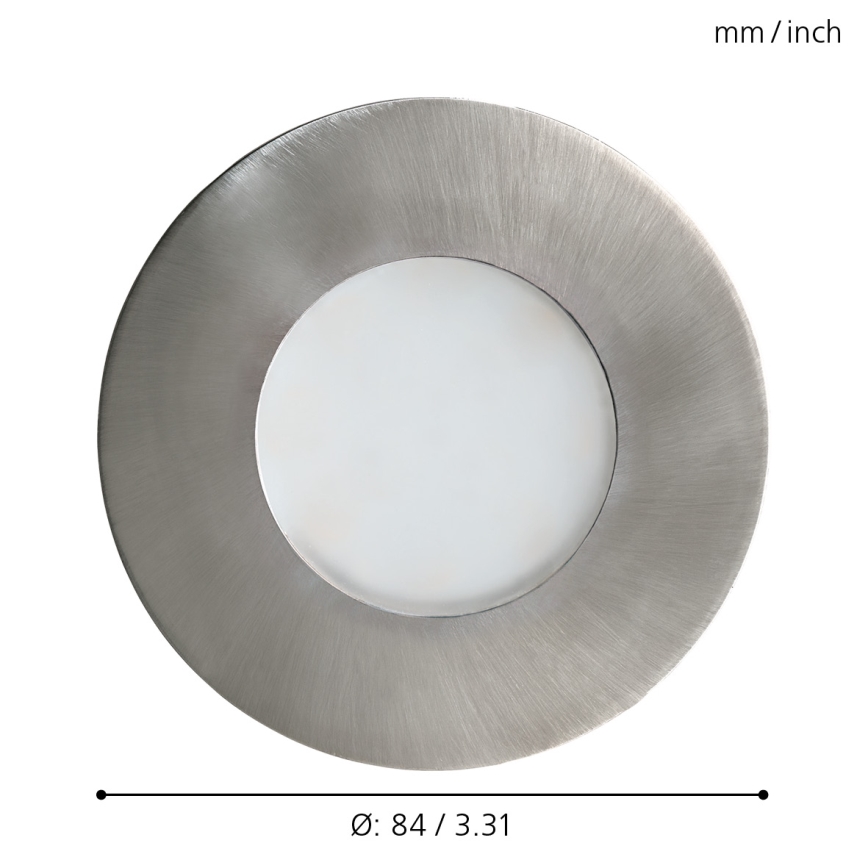 Eglo - LED Ugradna svjetiljka za kupaonicu 1xGU10/5W/230V IP65