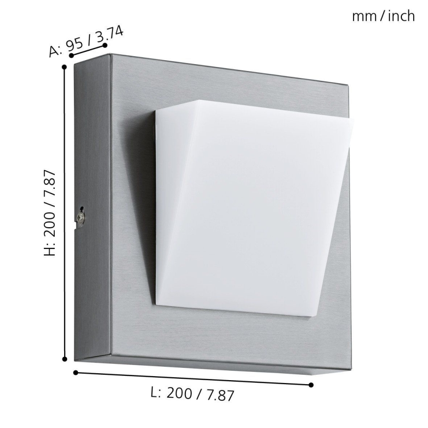 Eglo 94114 - LED Spoljno osvetljenje GALARY 1 1xLED/3,7W/230V IP44