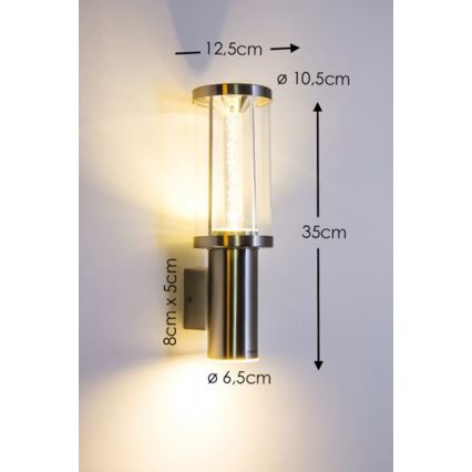 Eglo - LED Spoljašnje osvetljenje 1xGU10/3W + 1xLED/3,7W IP44