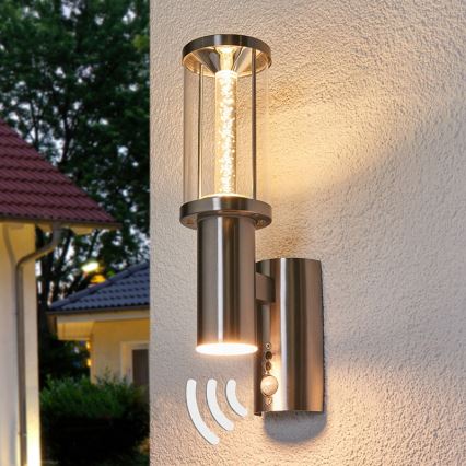 Eglo - LED spoljašnje osvetljenje sa senzorom 1xGU10/3W + 1xLED/3,7W IP44