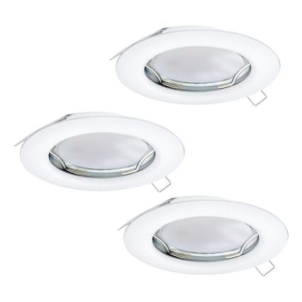 Eglo - Set 3x LED Ugradna lampa PENETO 3xGU10-LED/3W/230V