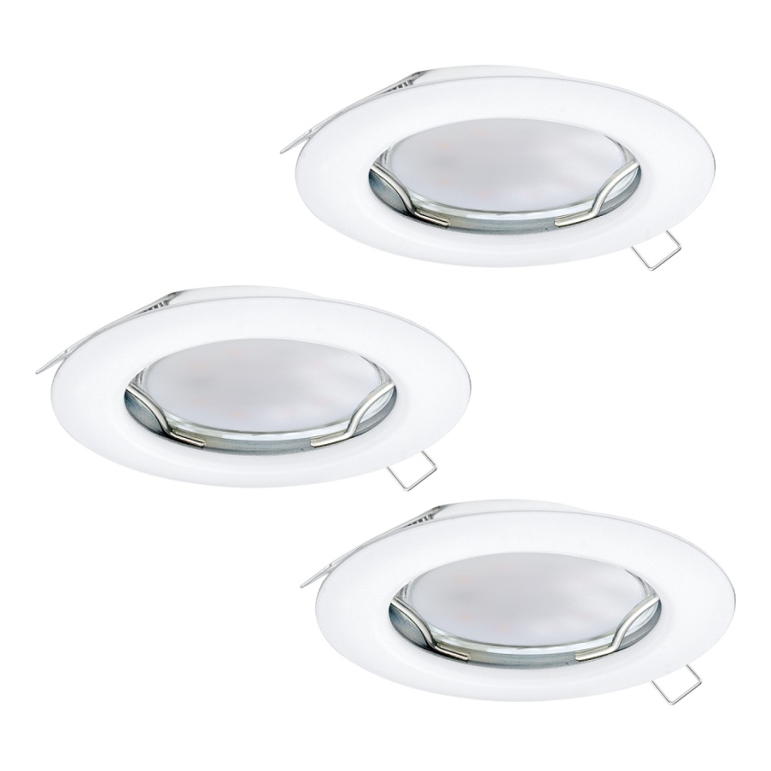 Eglo - Set 3x LED Ugradna lampa PENETO 3xGU10-LED/3W/230V
