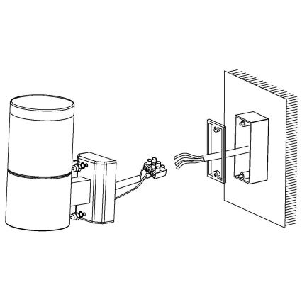 Eglo - LED spoljašnje osvetljenje 1xLED/3,7W/230V IP44