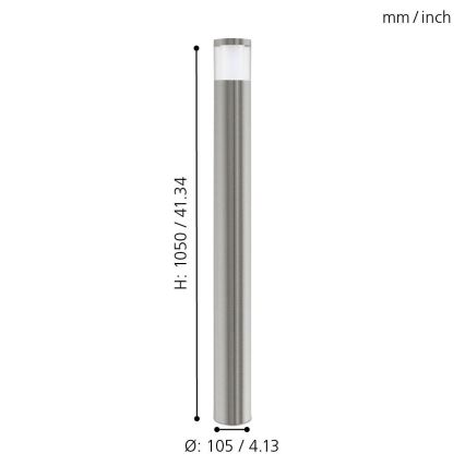 Eglo - LED Spoljašnje osvetljenje 1xLED/3,7W/230V IP44