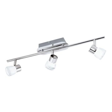 Eglo 94382 - LED Reflektorska lampa PERITO 3xLED/3W/230V 3000K sjajni krom
