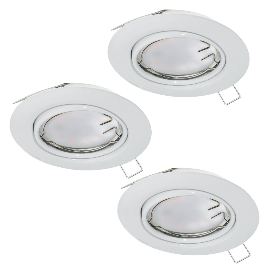 Eglo - Set 3x LED Ugradna lampa PENETO 3xGU10-LED/5W/230V