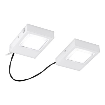Eglo 94517 - Set 2x LED Lampa ispod ormarića LAVAIO 2xLED/3,7W/230V