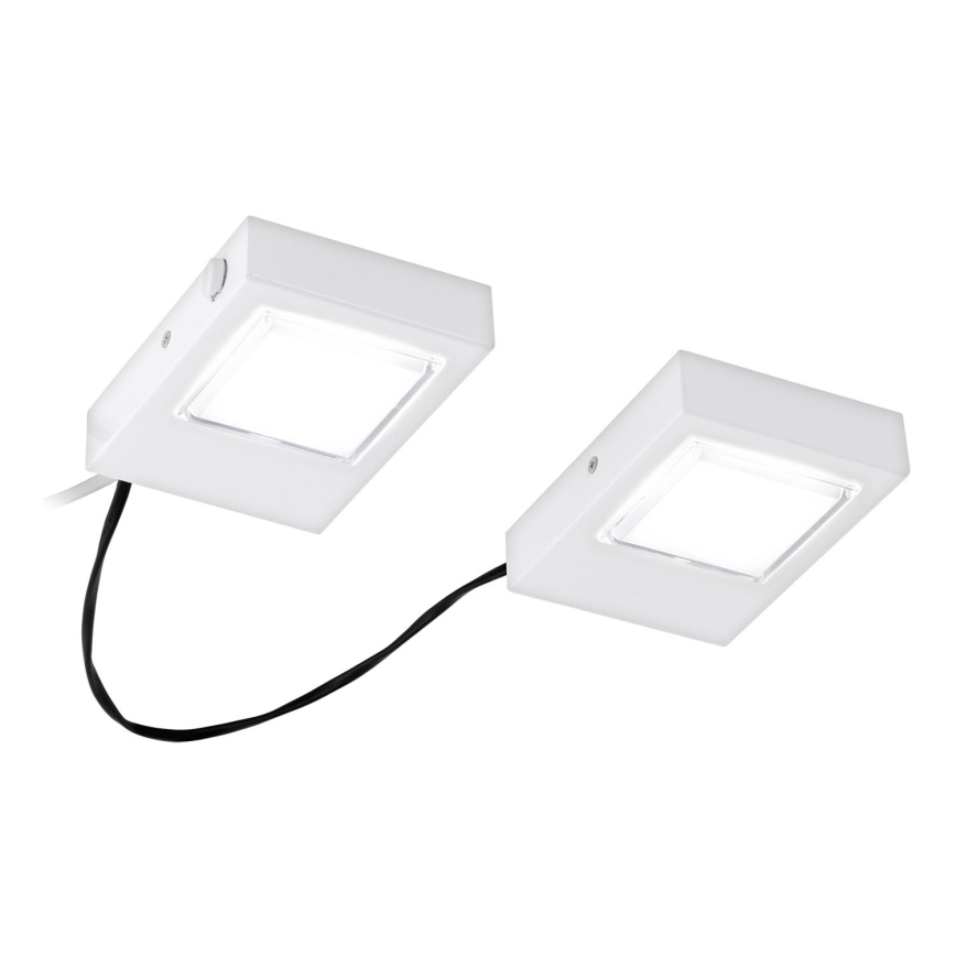 Eglo 94517 - Set 2x LED Lampa ispod ormarića LAVAIO 2xLED/3,7W/230V
