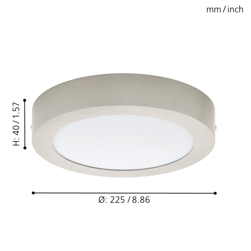 Eglo 94525 - LED Plafonjera FUEVA 1 LED/16,5W/230V