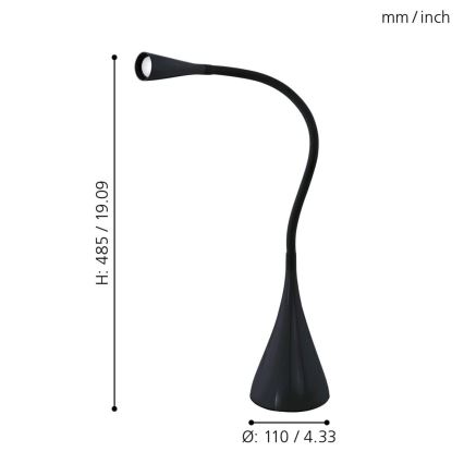 Eglo - LED Stona lampa 1xLED/3,5W/230V