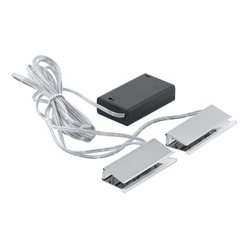 Eglo 94688 - KOMPLET 2x LED osvetljenja za ispod kuhinjskih elemenata - LED kopče GASTEGO 3xAA 4000K