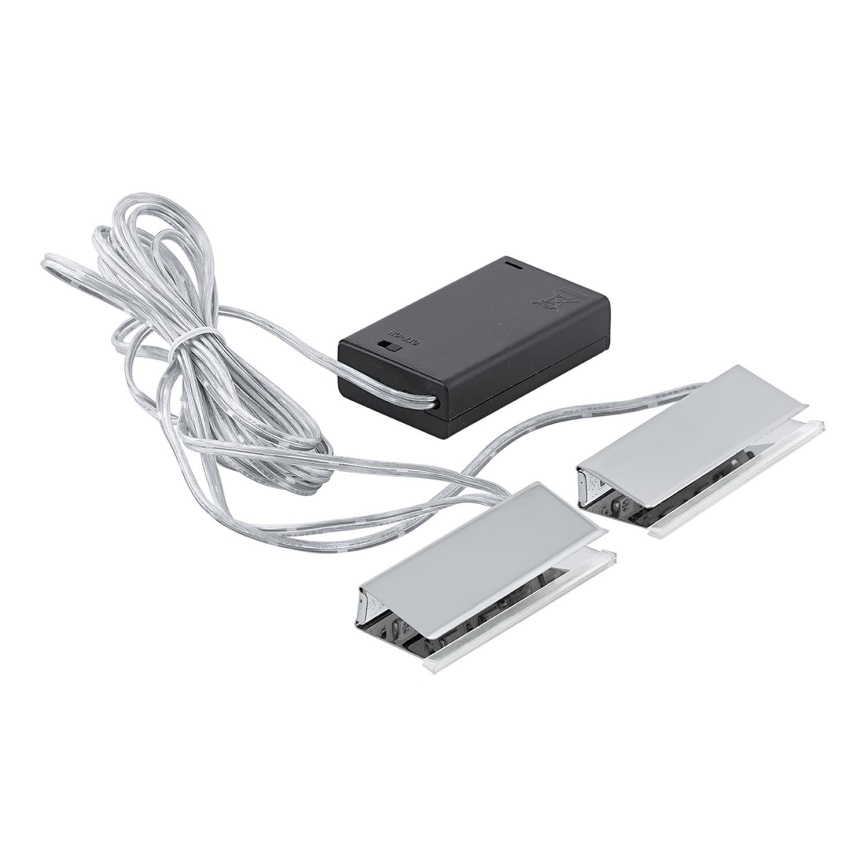 Eglo 94688 - KOMPLET 2x LED osvetljenja za ispod kuhinjskih elemenata - LED kopče GASTEGO 3xAA 4000K