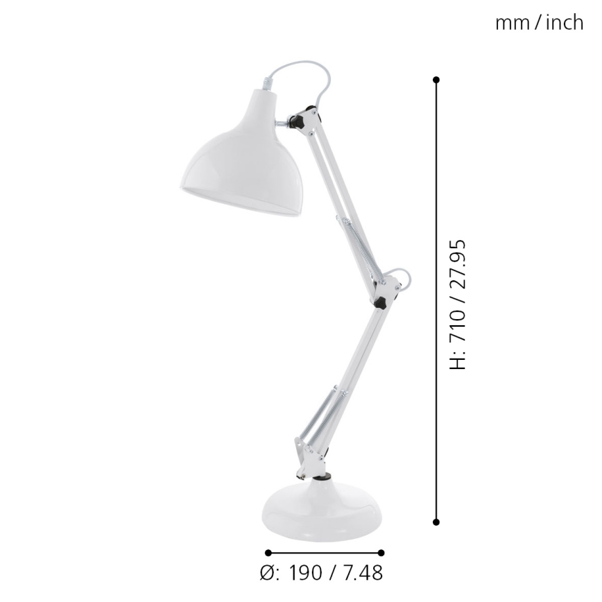Eglo - Stona lampa 1xE27/40W/230V
