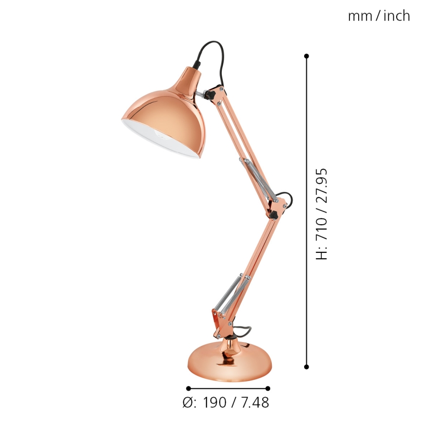 Eglo - Stona lampa 1xE27/40W/230V