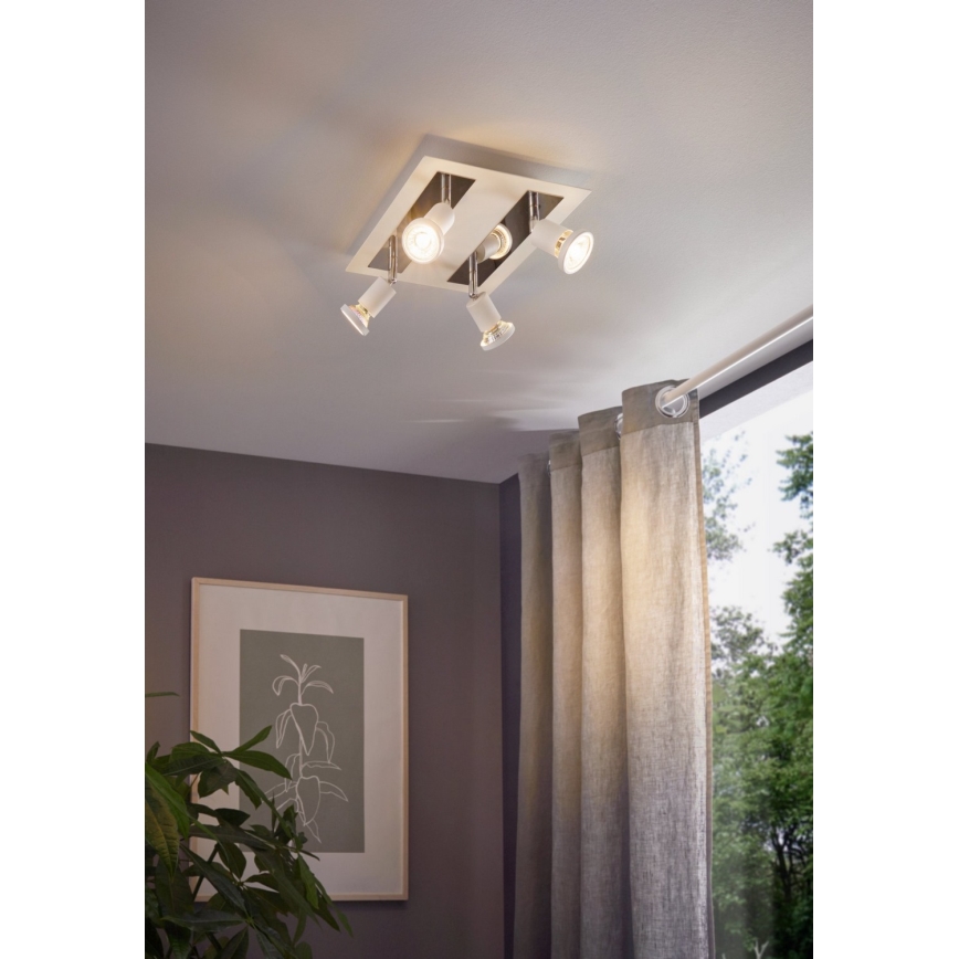 Eglo 94962 - LED Reflektorska lampa SARRIA 4xGU10-LED/5W/230V