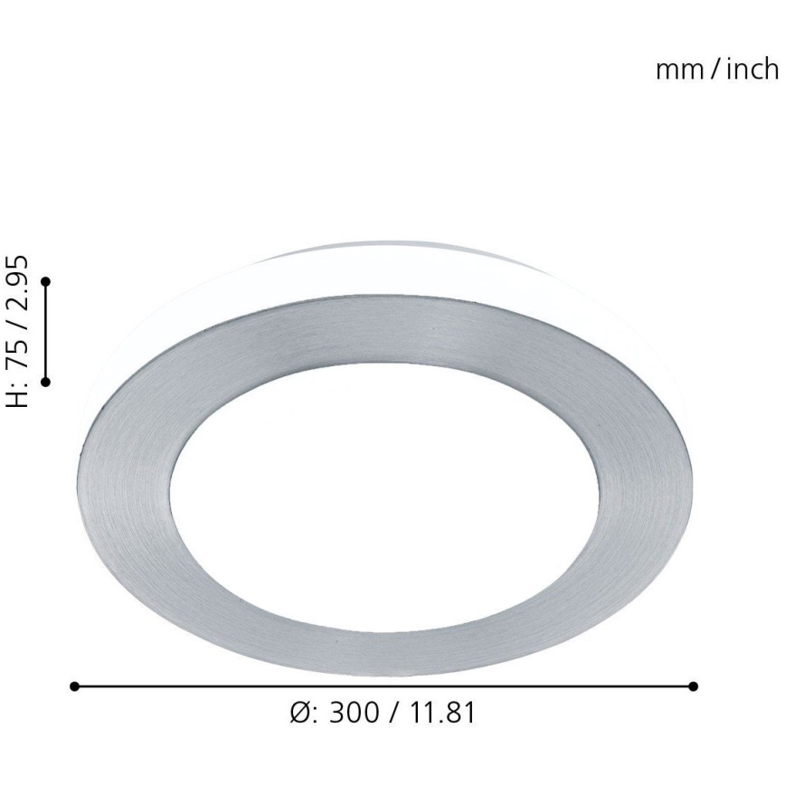 Eglo - LED svetlo za kupatilo 1xLED/11W/230V IP44