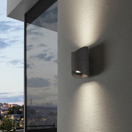 Eglo 95076 - Spoljašnja zidna lampa ABRANTES 2xLED/6W/230V IP44