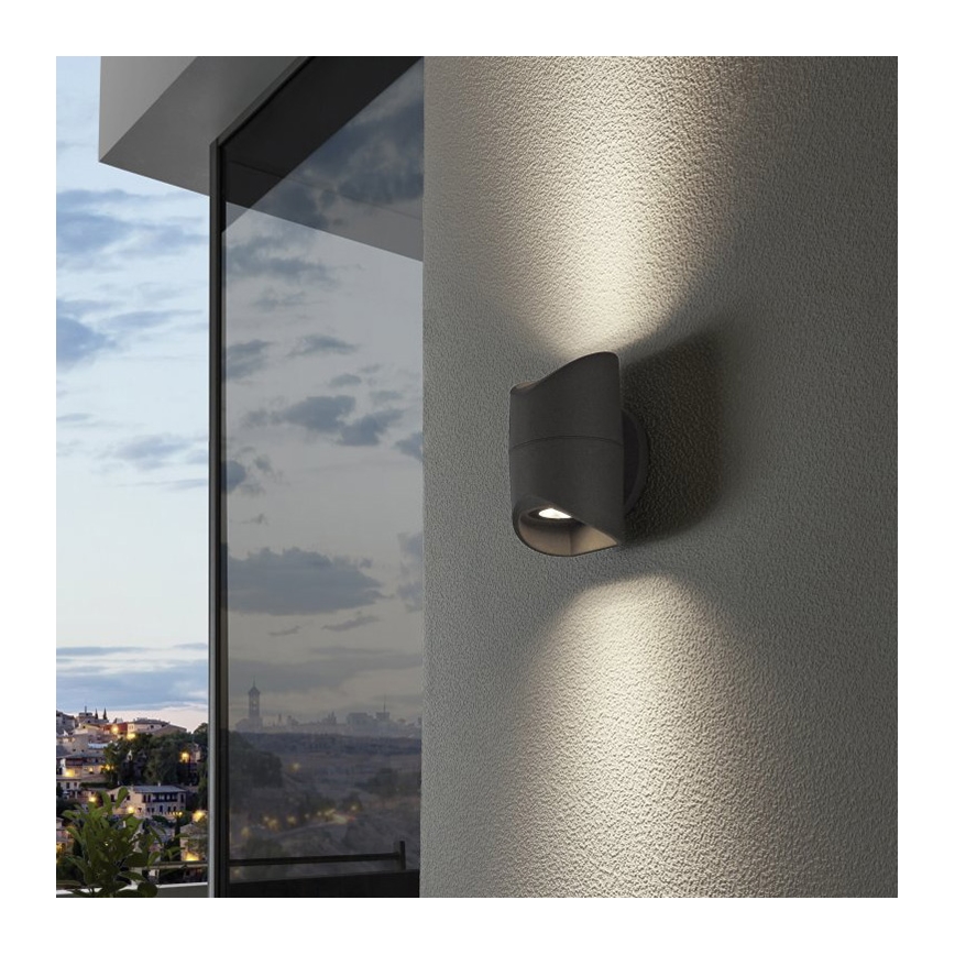 Eglo 95076 - Spoljašnja zidna lampa ABRANTES 2xLED/6W/230V IP44
