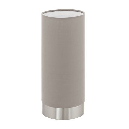 Eglo - Prigušiva stona lampa 1xE27/40W/230V taupe