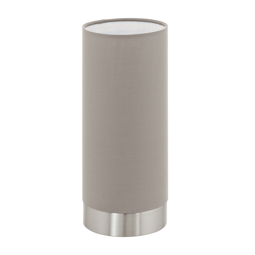 Eglo - Prigušiva stona lampa 1xE27/40W/230V taupe