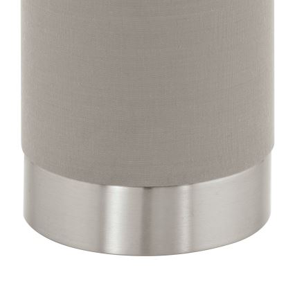 Eglo - Prigušiva stona lampa 1xE27/40W/230V taupe