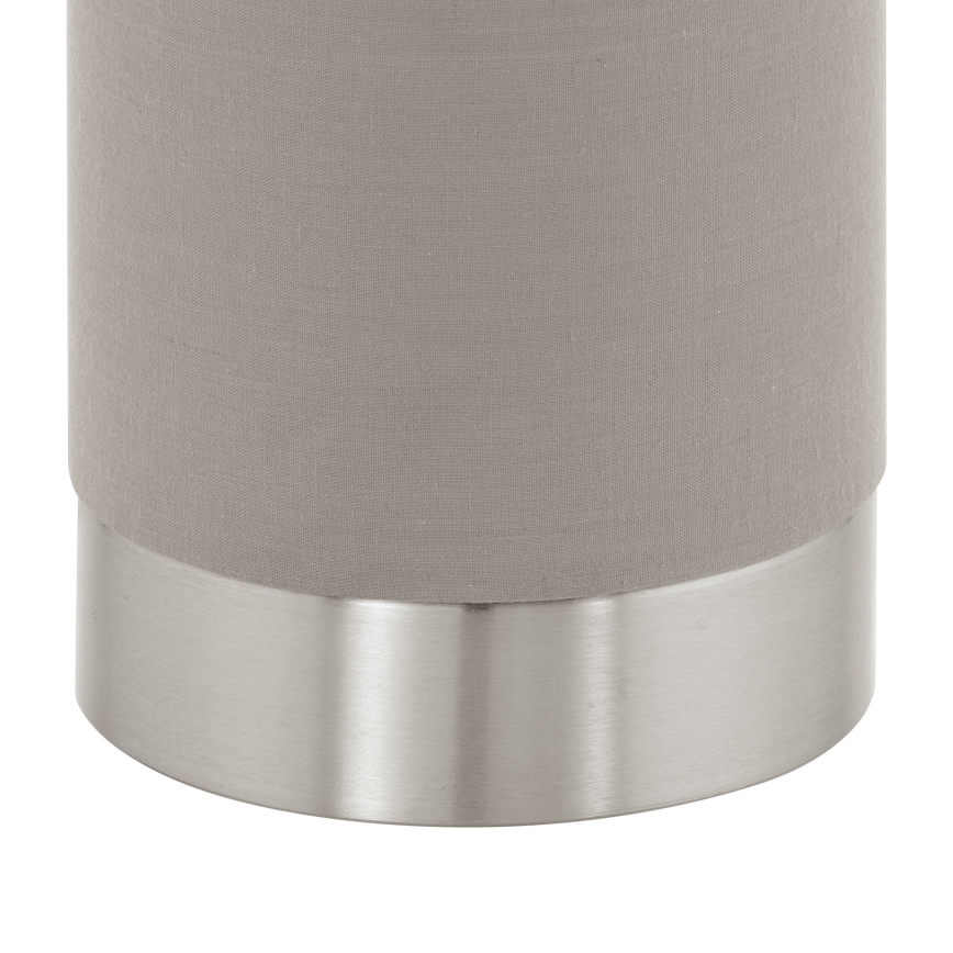Eglo - Prigušiva stona lampa 1xE27/40W/230V taupe