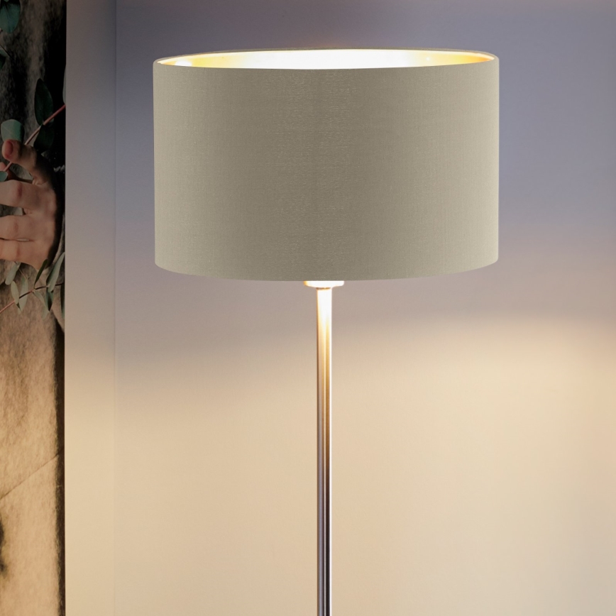Eglo - Podna lampa 1xE27/60W/230V taupe
