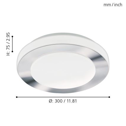 Eglo - LED svetiljka za kupatilo 1xLED/11W/230V IP44