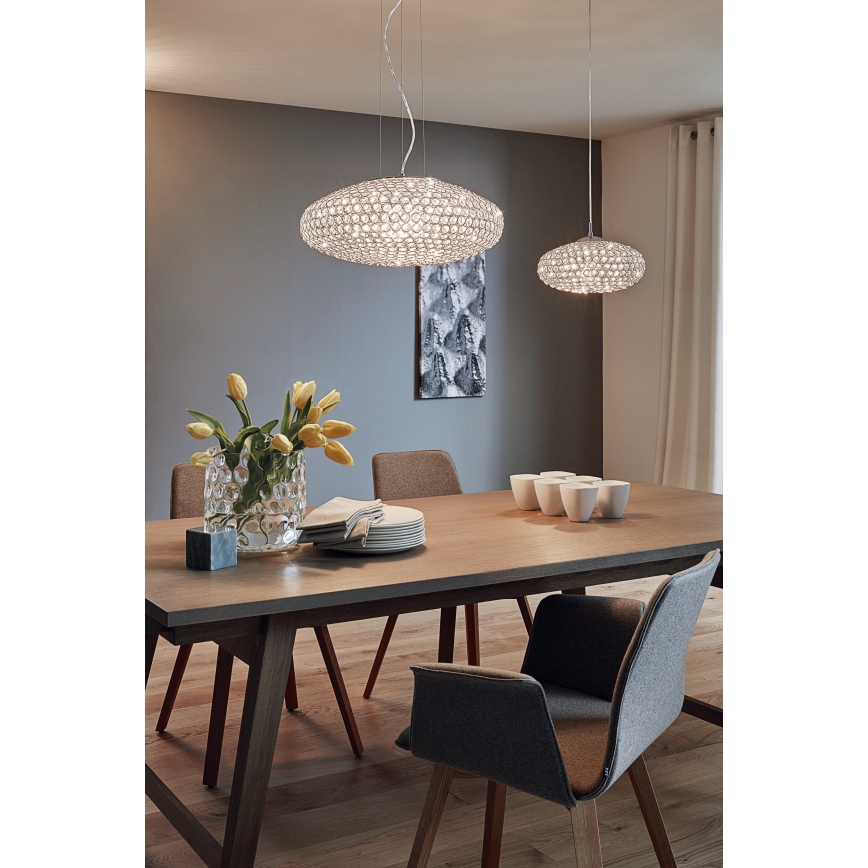 Eglo - Kristalni luster 1xE27/60W/230V