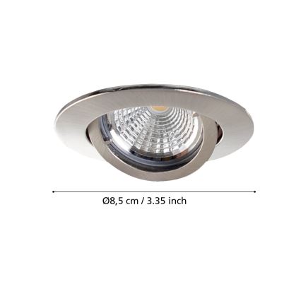 Eglo - Set 3x LED ugradna lampa TEDO 3xGU10-LED/5W/230V