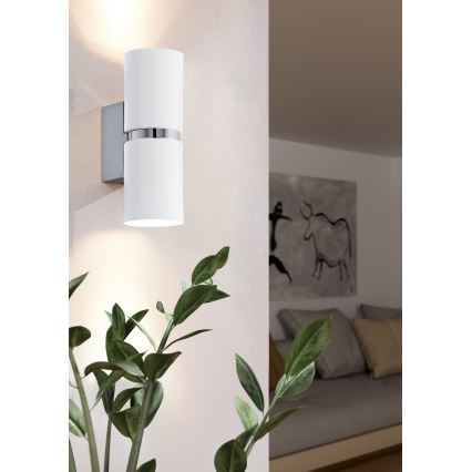 Eglo - LED zidna lampa 2xGU10-LED/4W/230V