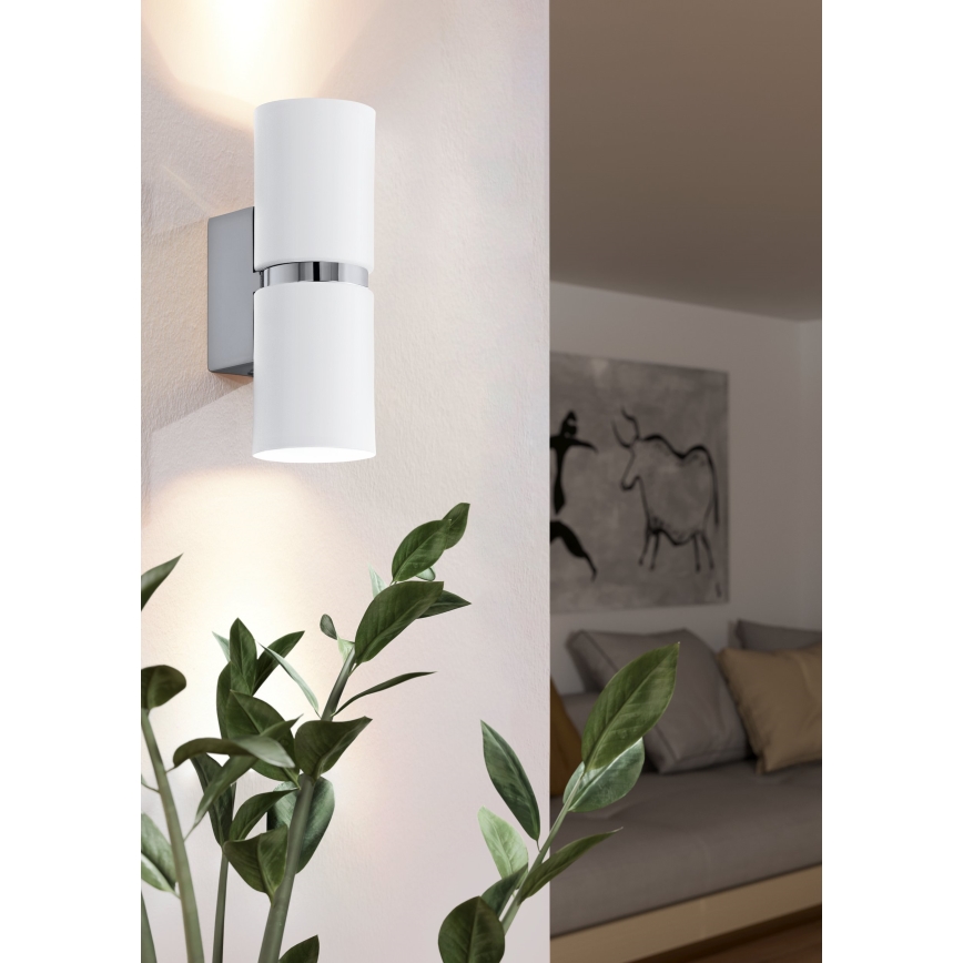 Eglo - LED zidna lampa 2xGU10-LED/4W/230V
