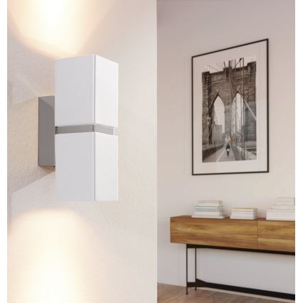 Eglo - LED zidna lampa 2xGU10-LED/4W/230V