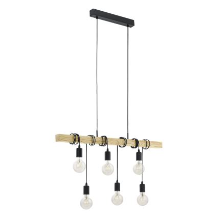 Eglo - Viseća lampa TOWNSHEND 6xE27/60W/230V