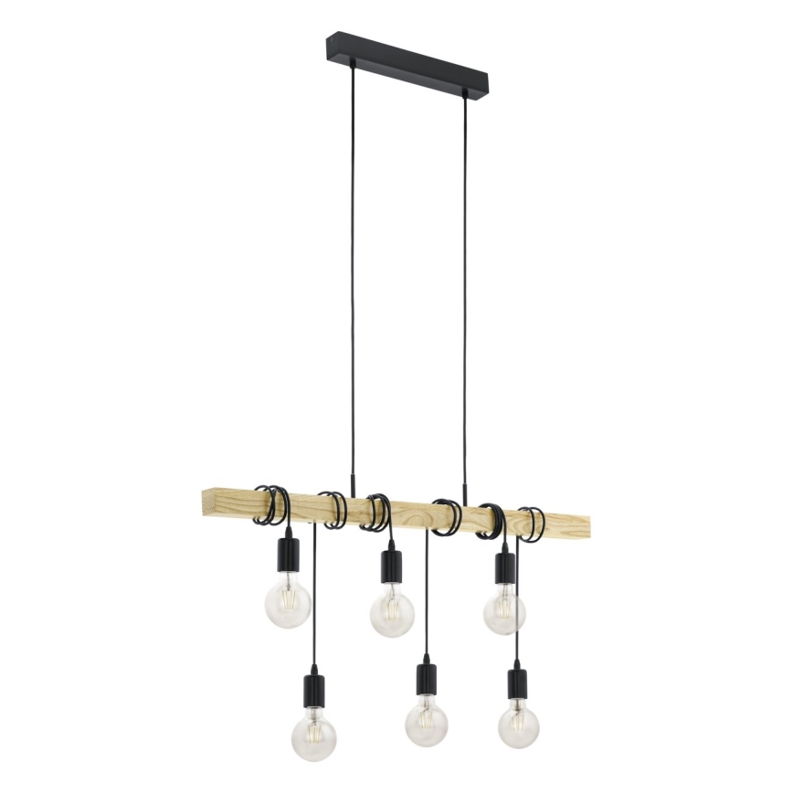 Eglo - Viseća lampa TOWNSHEND 6xE27/60W/230V