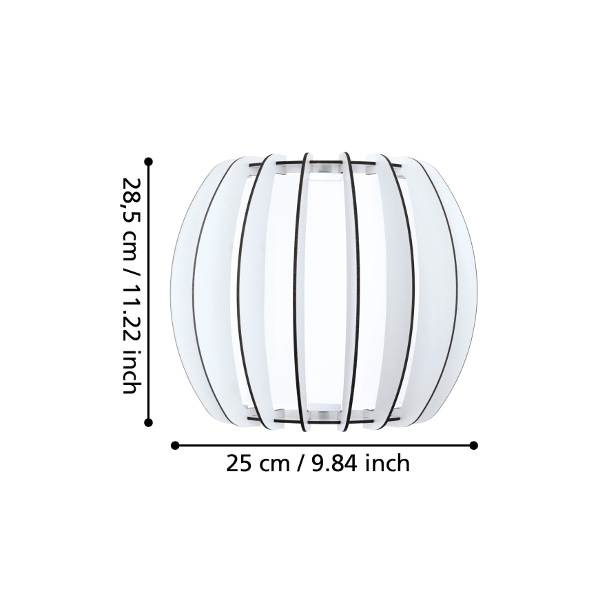Eglo - Zidna lampa 1xE27/60W/230V