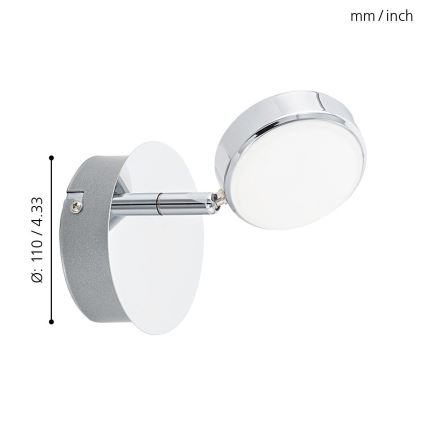 Eglo - LED Reflektorska lampa 1xLED/5,4W/230V