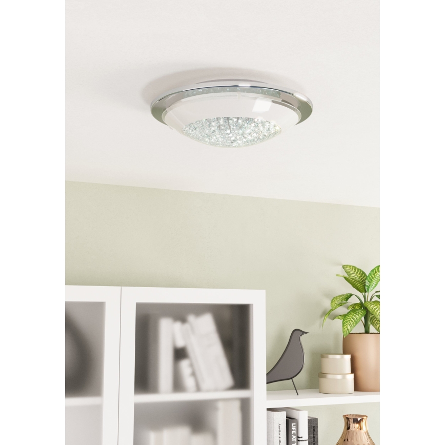 Eglo - LED Kristalna uvučena plafonjera ACOLLA LED/8,2W/230V