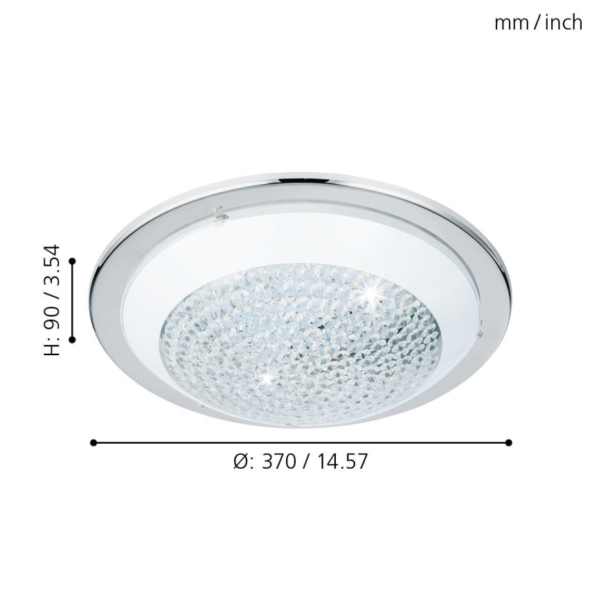 Eglo - LED Kristalna plafonjera LED/16W/230V