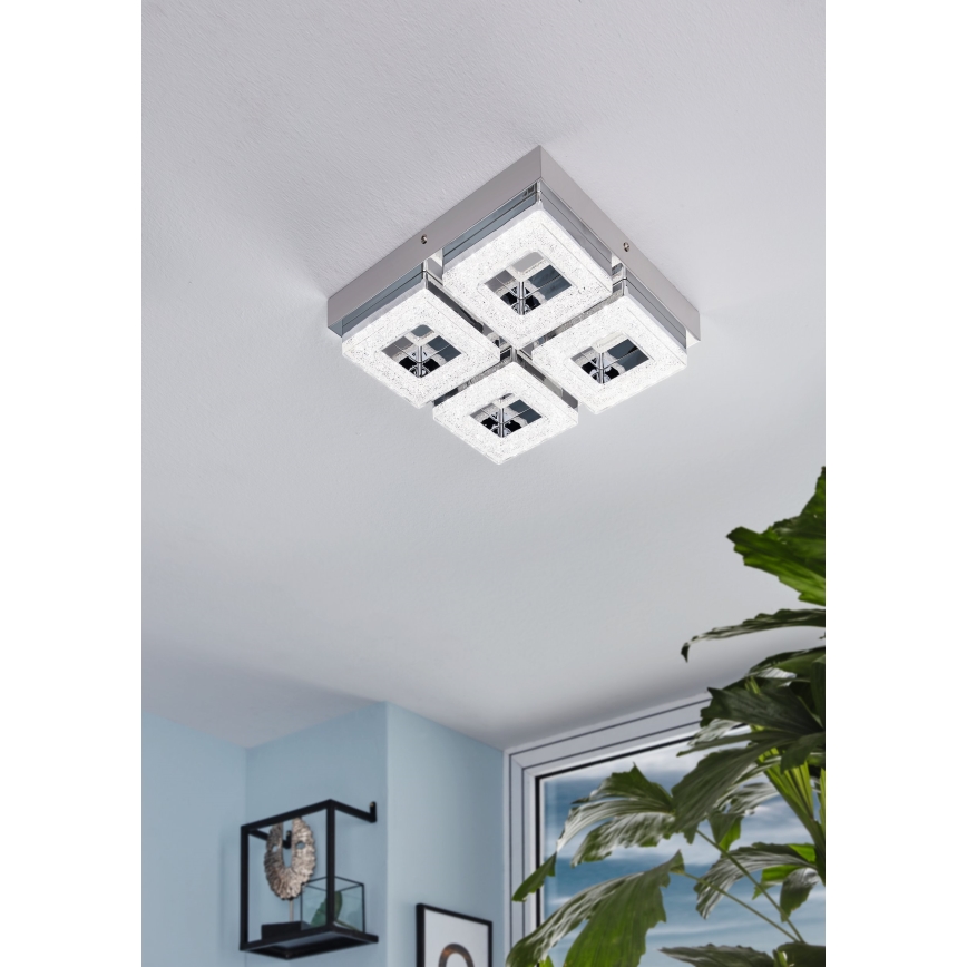 Eglo - LED Kristalna plafonjera 4xLED/4W/230V