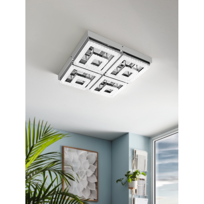 Eglo - LED Kristalna plafonjera LED/48W/230V