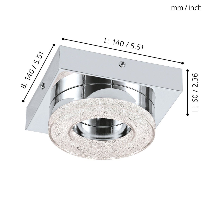Eglo - LED Kristalna plafonjera LED/4W/230V