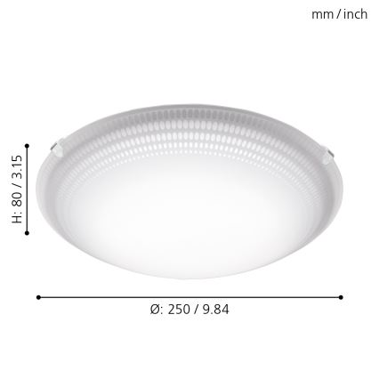 Eglo - LED plafonjera LED/8,2W/230V