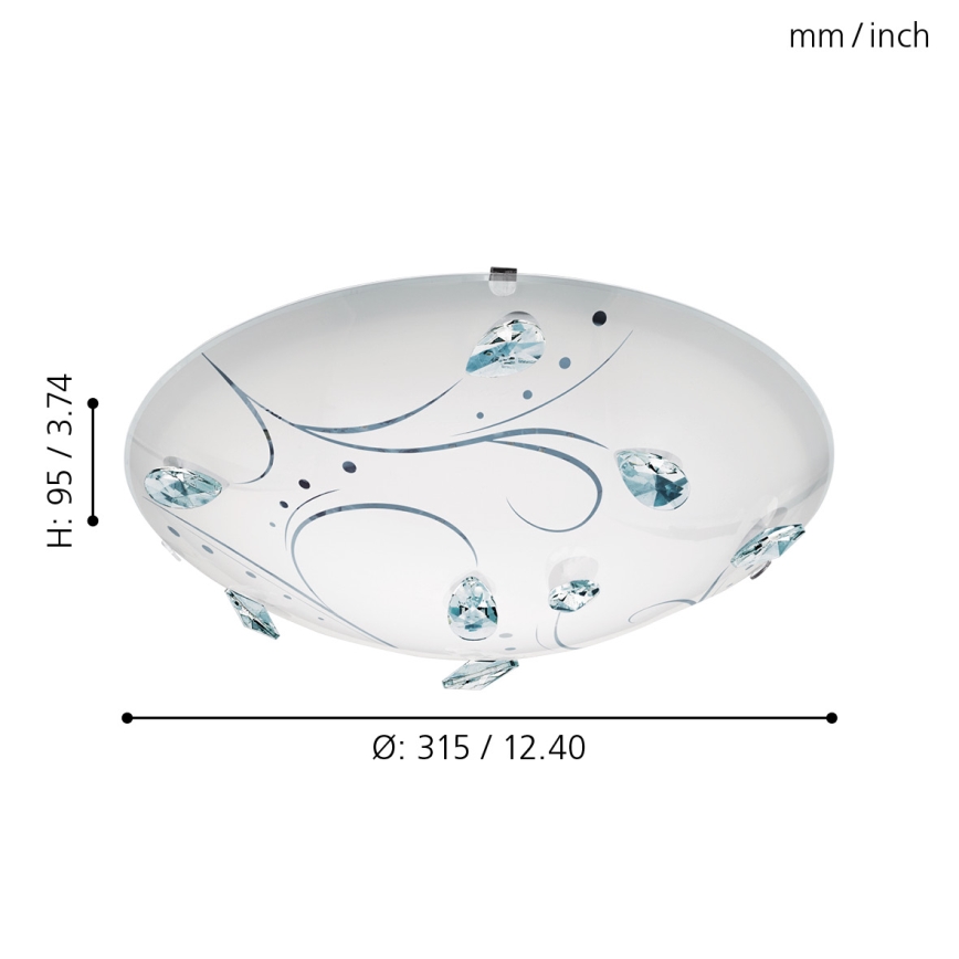 Eglo - LED plafonjera LED/16W/230V